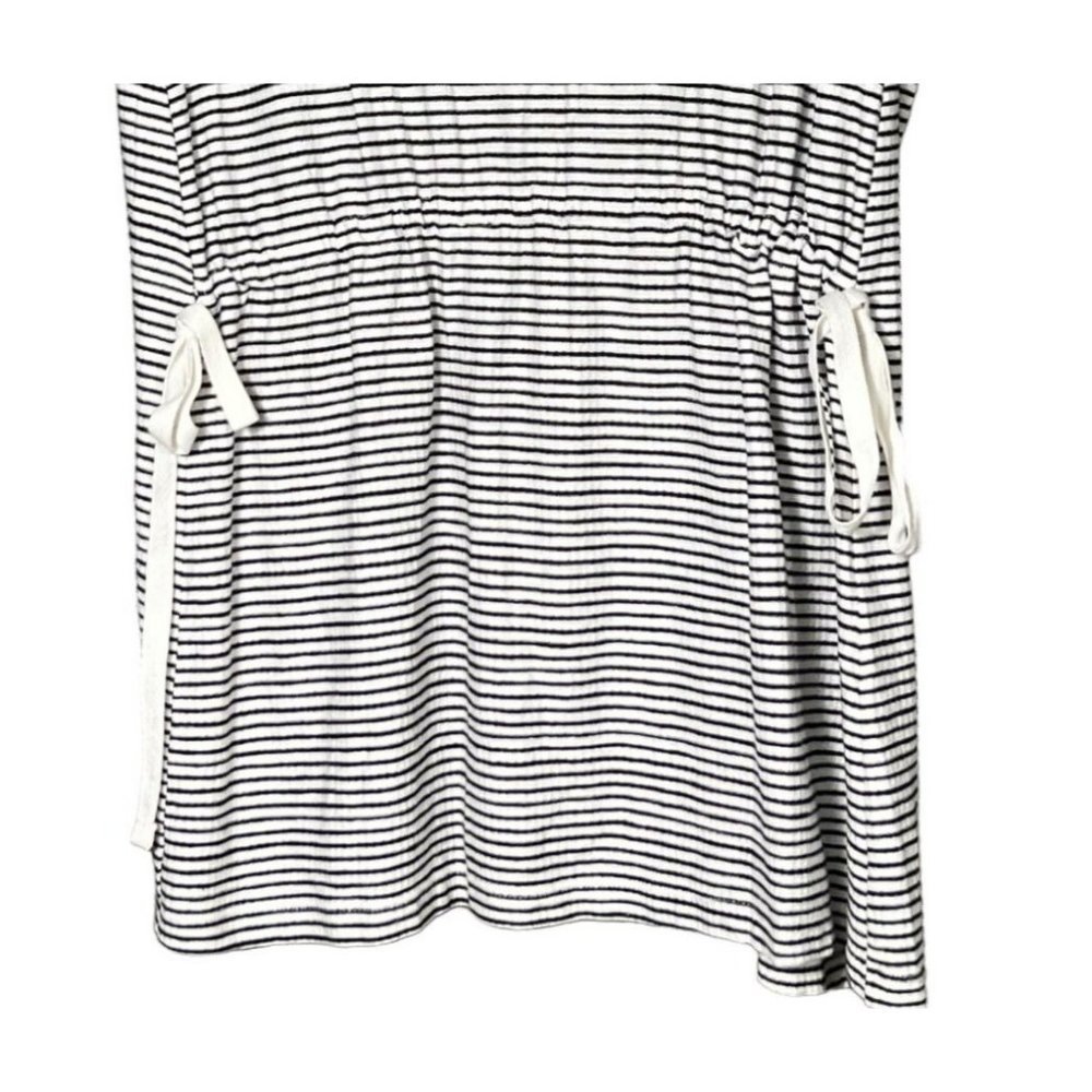Max Studio women's black and white sleeveless top/coverup size L NWT - Picture 4 of 10